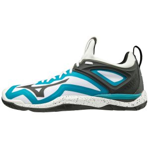 Adidasi de Handbal Mizuno Wave Mirage 3 Barbati - Albi/Albastri/Negrii